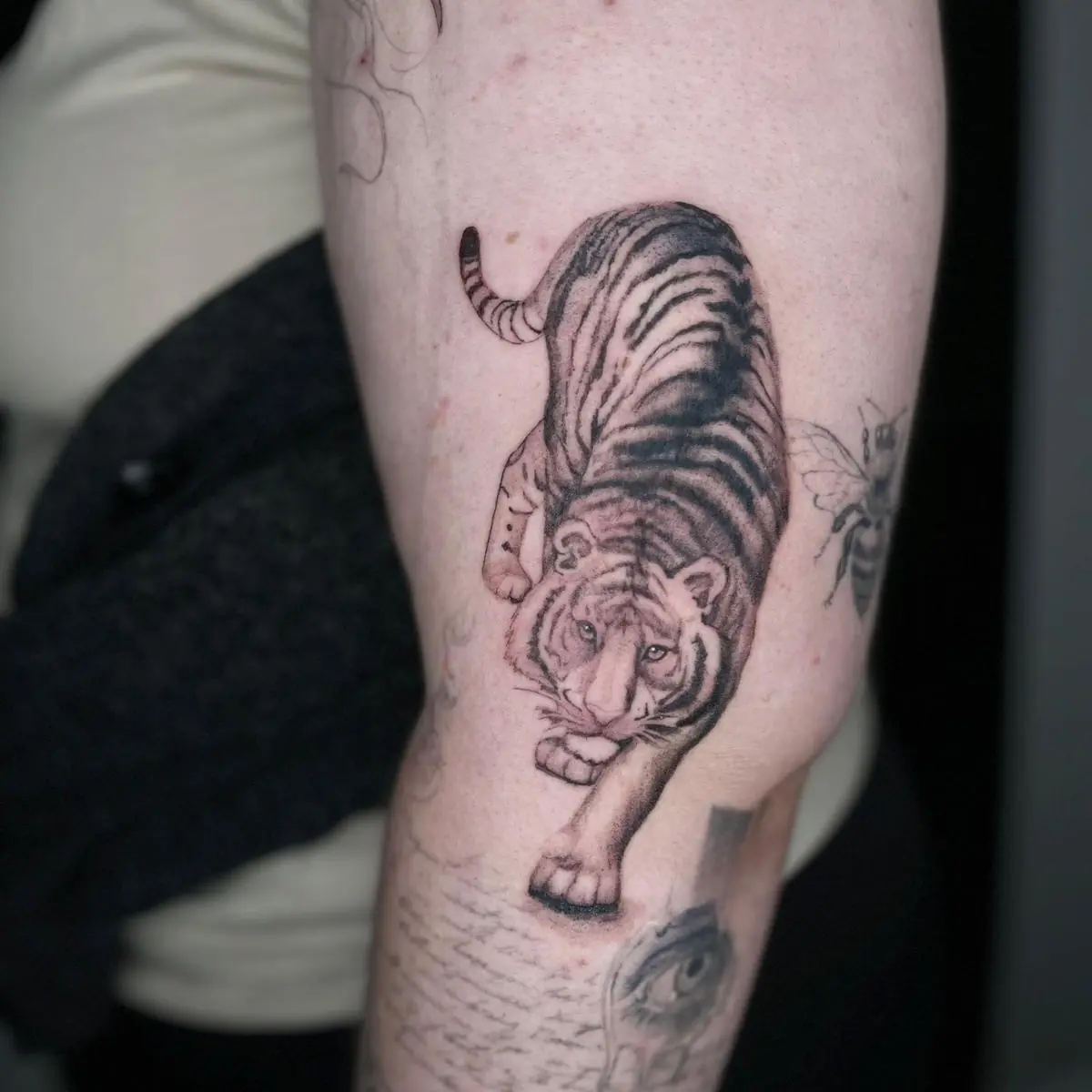 Tattoo von Basti, Fineline und Realistic