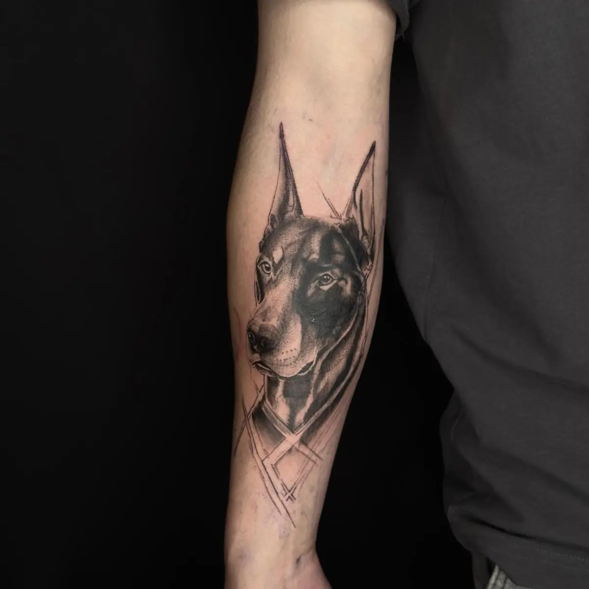Tattoo von Basti, Fineline und Realistic