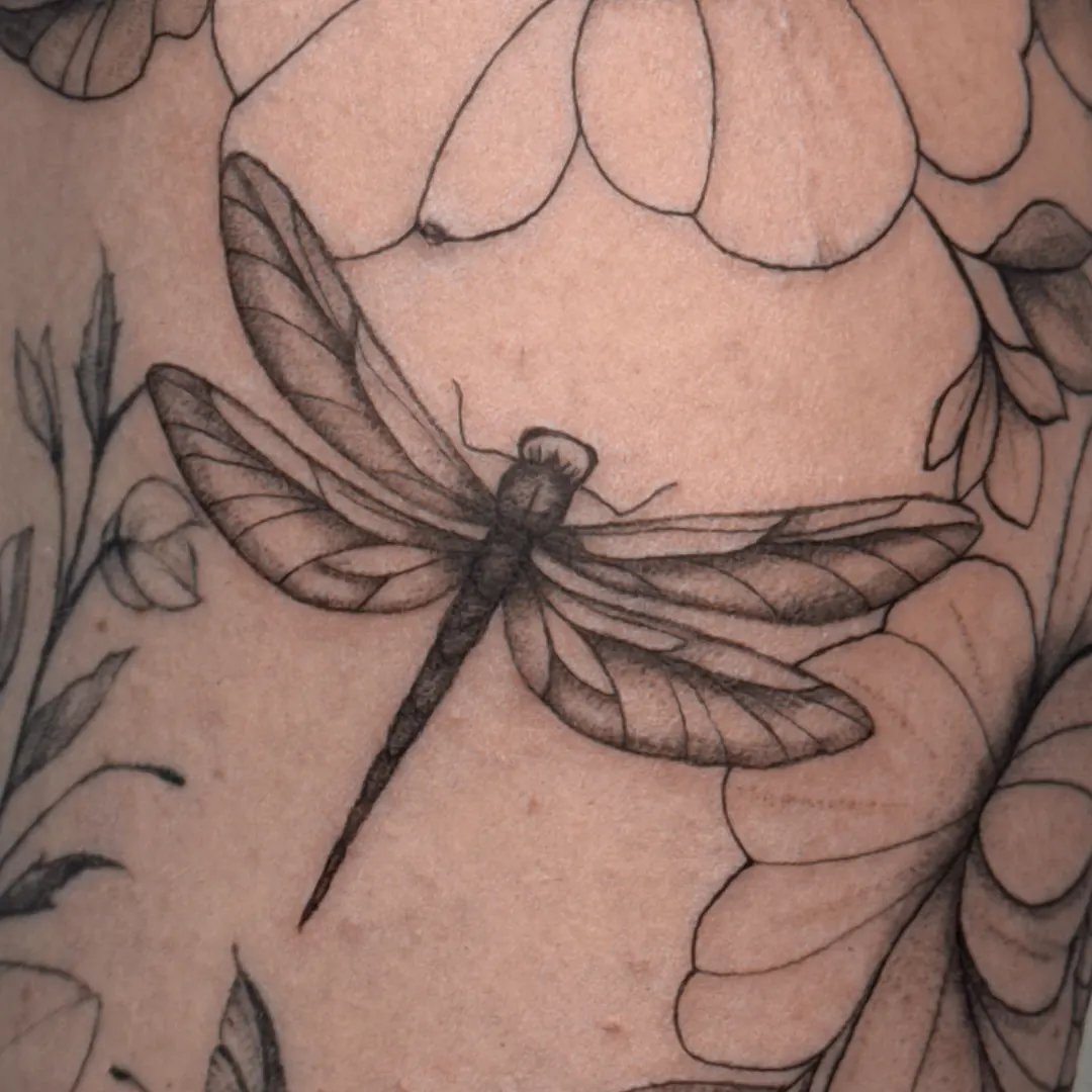 Tattoo von Lisa, Fineline