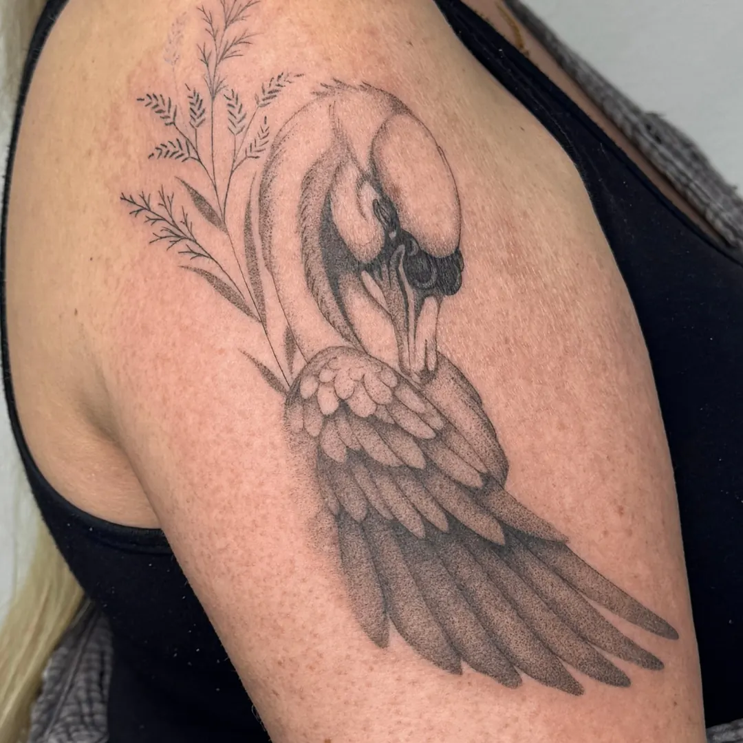 Tattoo von Lisa, Fineline