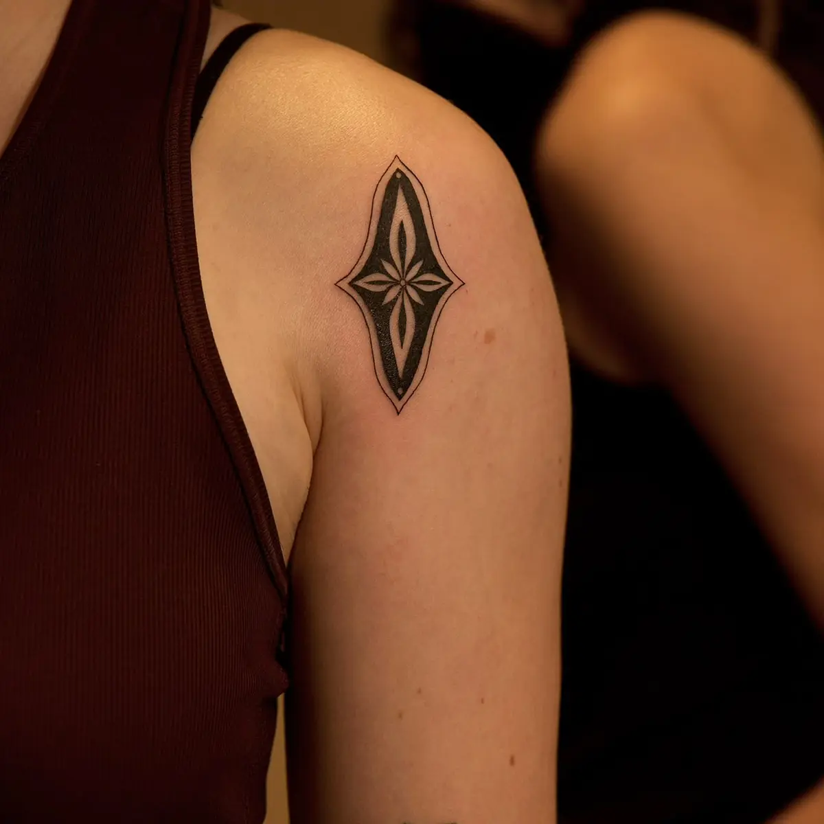 Tattoo von Monica, Floral und Ornamentel und Blackwork