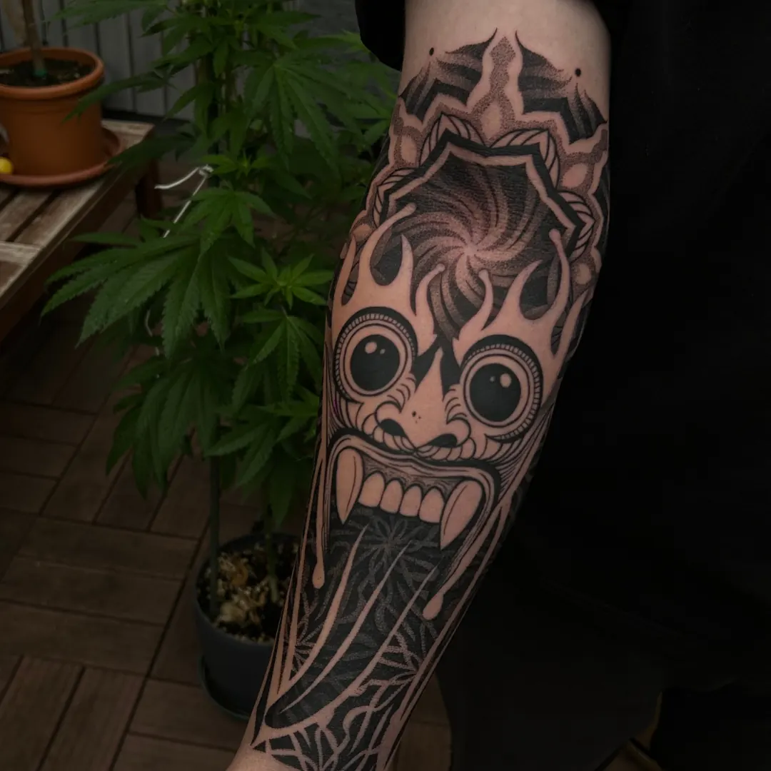 Tattoo von Nicola, Realistic und Dotwork