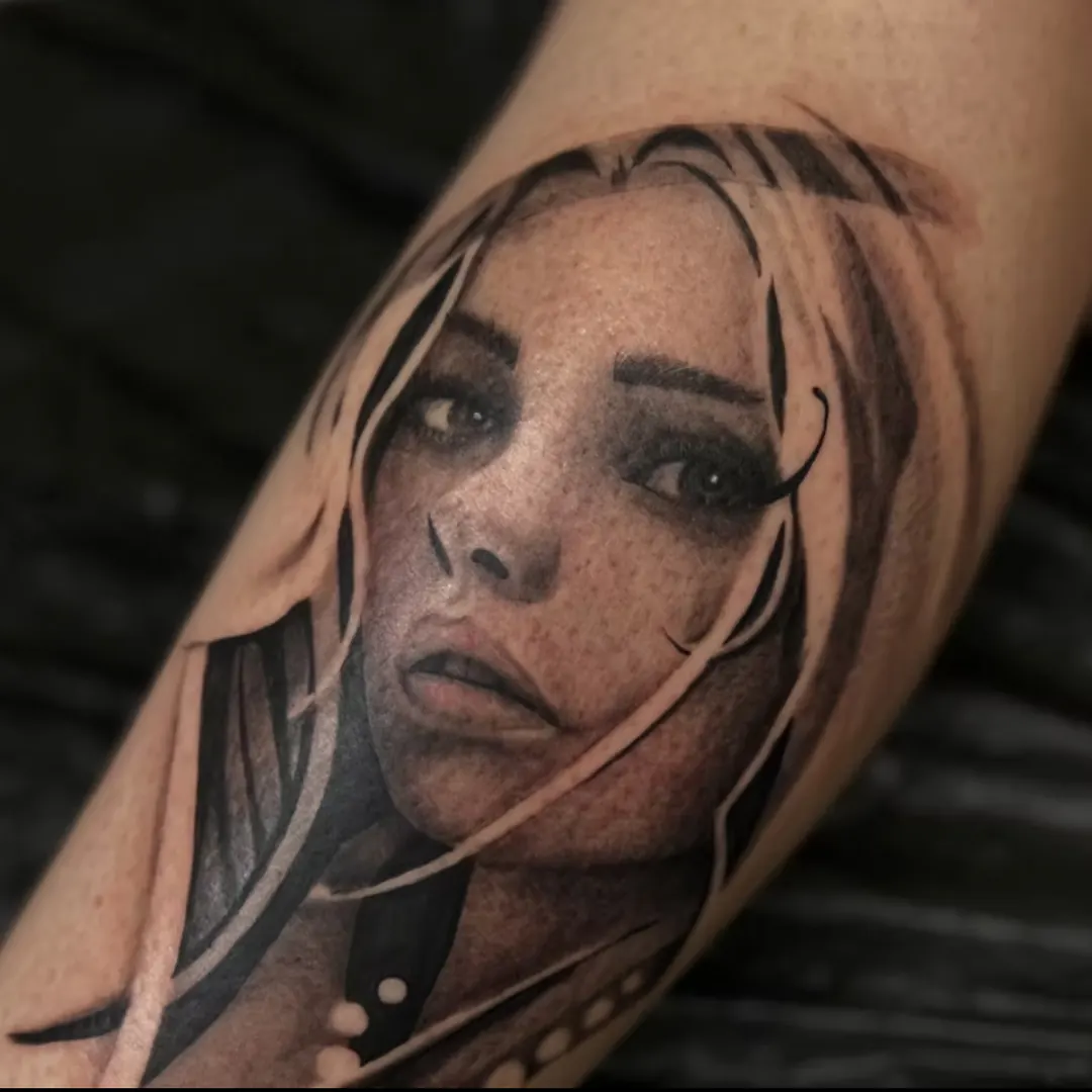 Realistic Tattoo bei Golden Geometry in Stuttgart