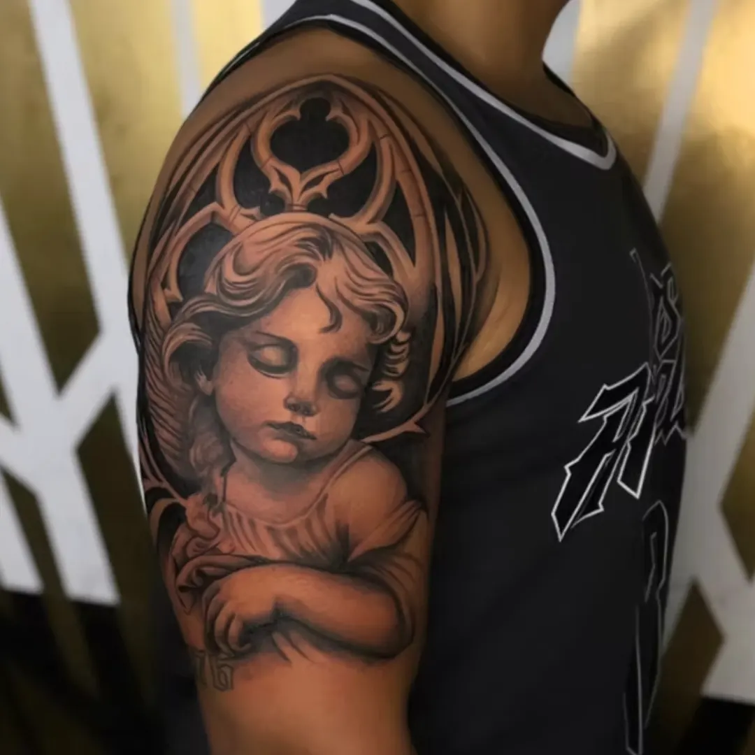 Realistic Tattoo bei Golden Geometry in Stuttgart
