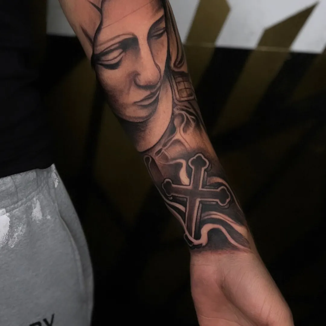 Tattoo von Sergiu, Black & Grey